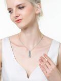 wholesale 925 Sterling Silver Tree Pendant Necklace With Essential Oil Diffuser Kit-0-5