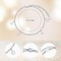 wholesale 14K Gold 925 Star Charm Anklet for Women - Minimalist Chain Foot Jewelry-0-3