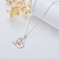 wholesale 925 Silver Tennis Player Heart Pendant Necklace She Believed She Could So She Did-0-2
