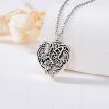 wholesale TOUPOP Heart Urn Necklace For Ashes 925 Sterling Silver Cremation Jewelry Keepsake Necklaces Memorial Sympathy Gifts For Women Mom Wife -0-1