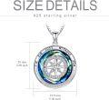 wholesale TOUPOP 2025 Graduation Gifts Compass Necklace For Women Sterling Silver Crystal High School College Graduation Necklace Anniversary Birthday Mothers Day Gifts For Mom Wife Sister Daughter -0-5