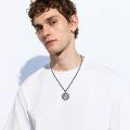 wholesale 925 Sterling Silver Masonic Compass Square Necklace-0-2