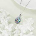 wholesale 925 Sterling Silver 925 Abalone Shell Soccer Girl Pendant Necklace-0-4