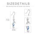 TOUPOP Sterling Silver Stone Seahorse Earrings For Women Birthday Christmas-0-4