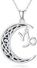 wholesale Sterling Silver Zodiac Necklace 12 Constellations Pendant Jewelry for Women Men-0-26