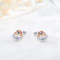 wholesale 925 Sterling Silver Coffee Cup with Otter Stud Earring Set for Women Girls -0-2
