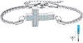 wholesale 925 Sterling Silver Cross Opal Urn Keepsake Memorial Bracelet with Funnel and Fill Tool-0-0