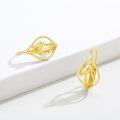 wholesale Gold 925 Sterling Silver Hypoallergenic Unicorn Head Hoop Earrings for Women-0-1