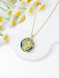 wholesale White Gold Yellow Gold Plated Sterling Silver Austrian Crystal Celtic Tree of Life Necklace-0-166