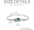 wholesale Sterling Silver Gemstone Bracelet for Women Fine Jewelry Gift-0-36