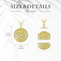wholesale 14K Gold Sterling Silver Jade Tree of Life Necklace for Women-0-43