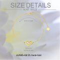 wholesale 14k Mom Heart Charm Bracelet With Adjustable Chain And Tag-0-3