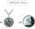 wholesale 925 Sterling Silver Saint Peregrine Pendant with Abalone Shell and Photo Locket Chain - Religious s for Men & Women-0-1