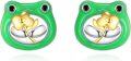 wholesale 925 Sterling Silver Frog Flower Stud Earrings Green Enamel Gold Plated Jewelry for Girls and Women 3D Animal Design Minimalist Fashion Accessories Gift Boxed-0-0