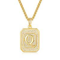 wholesale Gold Filled 925 Sterling Silver Letter Jewelry Necklace for Women Gift for Mom Wife Birthday Anniversary Christmas-Letter Q