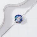 TOUPOP 925 Sterling Silver Crystal Sea Turtle Palm Tree Bracelet Anklet-0-1