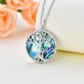 wholesale Sterling Silver Family Tree of Life Necklace for Mom Daughter Son Women Birthstone-0-4