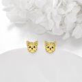 wholesale 925 Sterling Silver Yorkshire Terrier Dog Stud Earrings Jewelry for Women Puppy Gifts-0-1