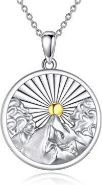 wholesale 925 Sterling Silver Mountain Lighthouse Tree of Life Pendant Necklace-Mountain