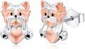 wholesale 925 Sterling Silver Dog Stud Earring - Yorkshire Terrier Design-0-0