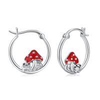 wholesale 925 Sterling Silver Mushroom Earrings-Mushroom Earrings