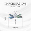 wholesale 925 Sterling Silver Dragonfly Cremation Urn Necklace for Ashes Keepsake Jewelry for Women Girls-0-6