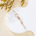 wholesale 14k Gold Dangle Belly Rings Wholesale With Snowflake And Crystal Charms-0-1