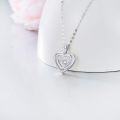 wholesale 14K Gold Moissanite Heart Pendant Necklace for Women 16 18 Inch-0-7