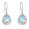 wholesale 925 Sterling Silver Cute Axolotl Dangle Earrings-0-0