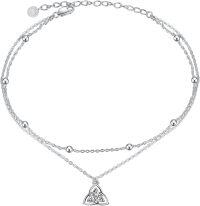 wholesale 925 Sterling Silver Celtic Knot Heart Anklet with Beads & Chain for Women/Girls Gift-Celtic