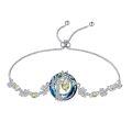 wholesale 925 Sterling Silver Tree of Life Bracelet for Women Birthstone Charm Gemstone Anniversary Birthday Christmas Gifts for Wife Mom-0-15