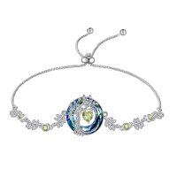 wholesale 925 Sterling Silver Tree of Life Bracelet for Women Birthstone Charm Gemstone Anniversary Birthday Christmas Gifts for Wife Mom-08-Aug-Peridot