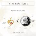 wholesale 14K Gold Ladybug Heart Sunflower Pendant Necklace for Women - Mothers Day Gift-0-3