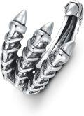 wholesale Dragon Open Ring For Men Women 925 Sterling Silver Adjustable Dragon Claw Ring Vintage Punk Gothic Cool Ring Gift For Him Her -0-0
