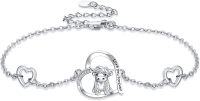 wholesale 925 Sterling Silver Highland Cow Bracelet for Women Girls Animal s-Highland Cow A