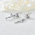 wholesale 925 Sterling Silver Dinosaur Stud Earrings for Girls and Women - Adorable Animal  Set-0-3