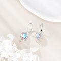 wholesale 925 Sterling Silver Fox Earrings Wholesale With Moonstone-0-4