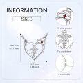 wholesale 925 Sterling Silver Nurse Hat & Heartbeat Pendant Necklace for Women and Teenage Girls-0-4