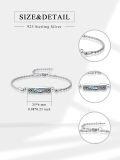 wholesale Sterling Silver Abalone Shell Urn Bracelet for Ashes Women Men Pet Memorial-0-1