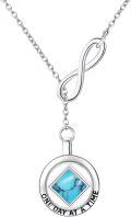 wholesale Sterling Silver NA Recovery Symbol Necklace Sobriety Gift for Women-0-30