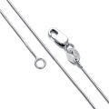 wholesale 925 Sterling Silver Nickel-Free Hypoallergenic 0.65mm Thin Snake Chain Necklace-0-0