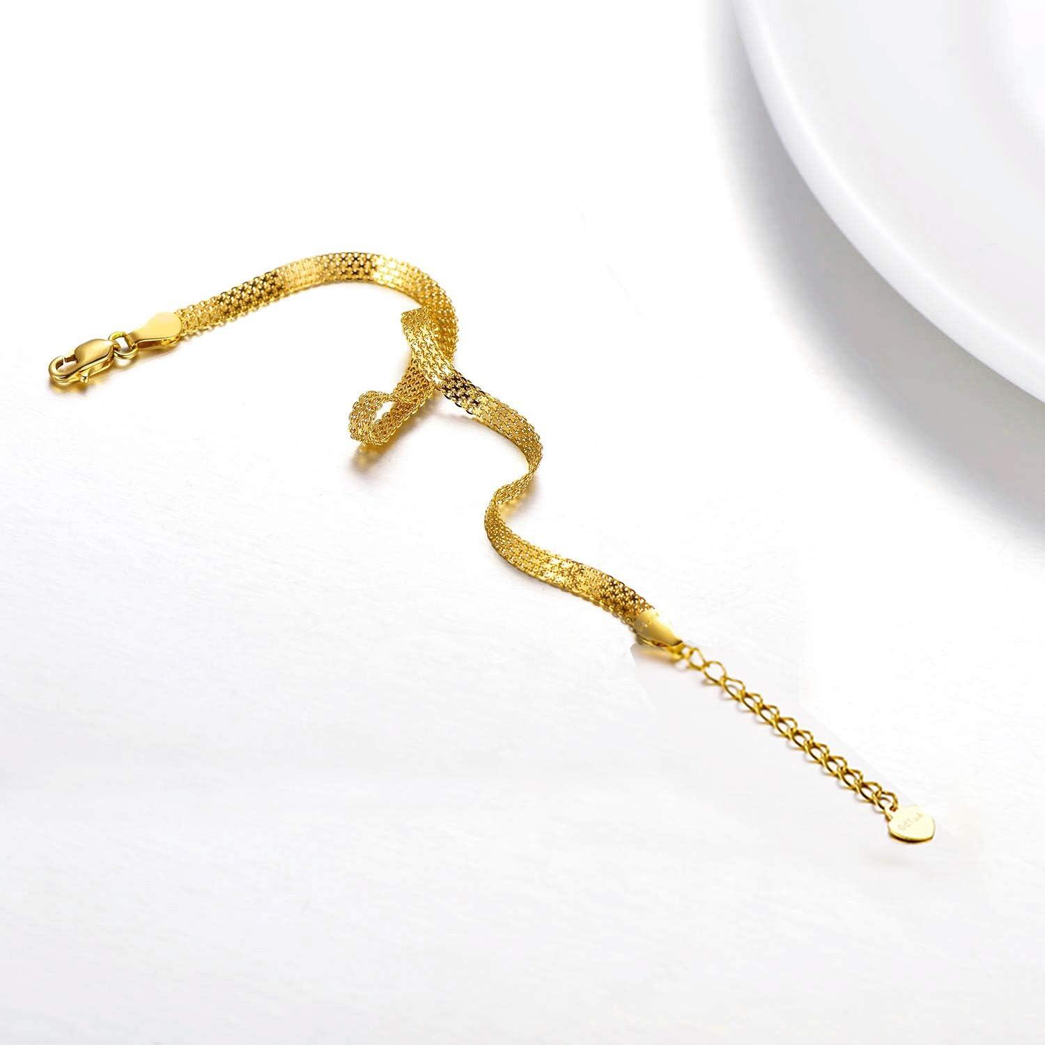 wholesale 14K Gold Filled Thin Cable Anklet Minimalist Fine s for Her-0-5
