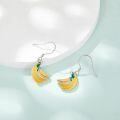 wholesale 925 Sterling Silver Banana Drop Dangle Earrings Fruit s for Women Girls-0-3