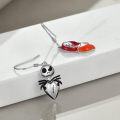 wholesale TOUPOP Jack Skellington And Sally Earrings Sterling Silver Skull Earrings Nightmare Earrings -0-1