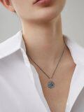 wholesale 925 Sterling Silver Viking Vegvisir Compass Pendant Necklace-0-2