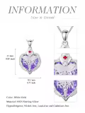 TOUPOP Sterling Silver Angel Wings RN Necklace Nurse Graduation Jewelry Gift-0-3