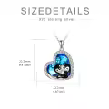 TOUPOP Sterling Silver Crystal Penguin Necklace Jewelry Gift For Women-0-4