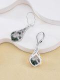 wholesale Sterling Silver Celtic Teardrop Drop Earrings Jewelry Gifts for Women-0-31