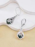 wholesale 925 Sterling Silver Teardrop Drop Earrings Wholesale With Celtic Knots-0-31