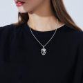 wholesale  Glowing Skull Head Pendant Necklace-0-1